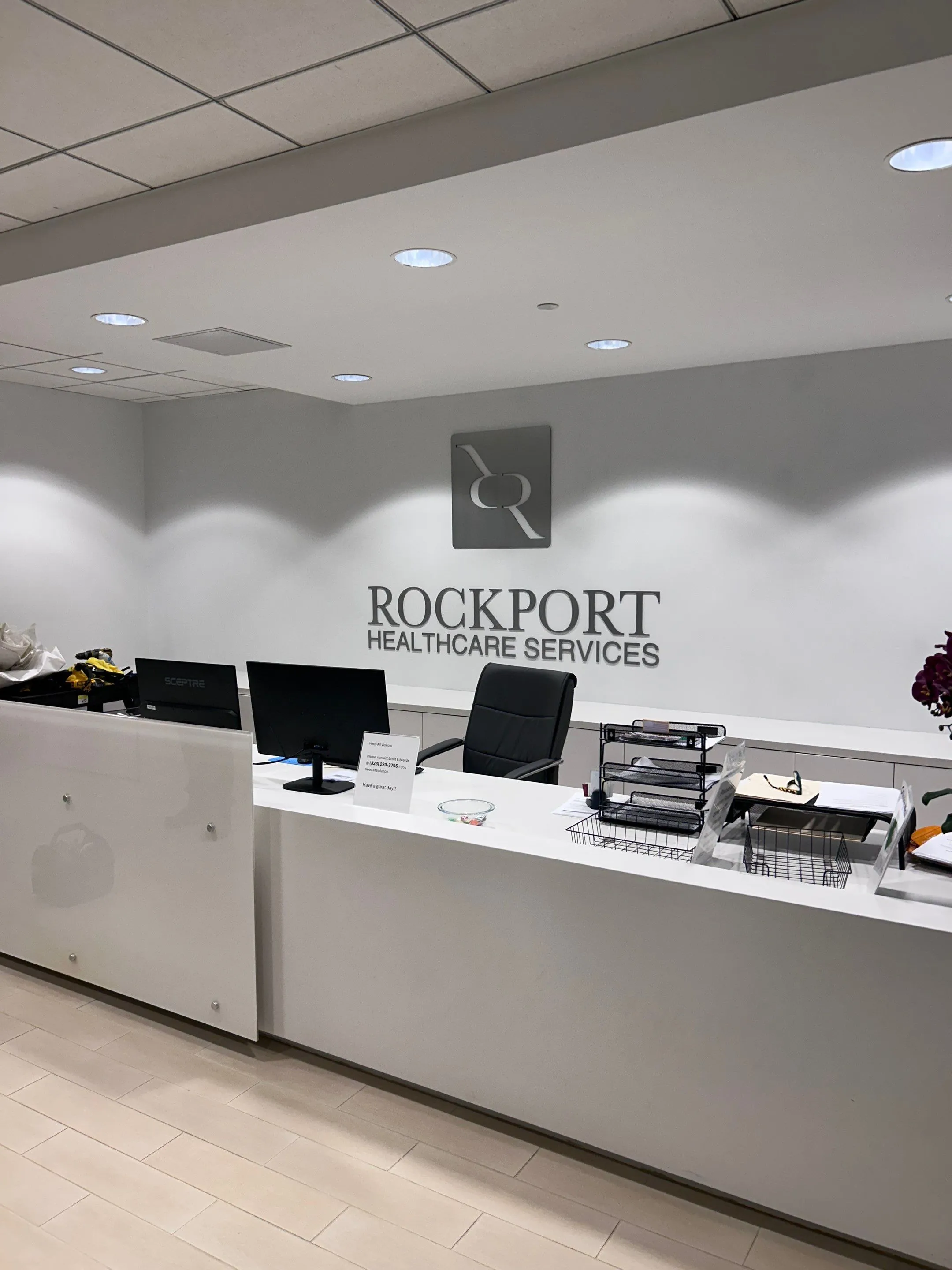 Interior sign installation